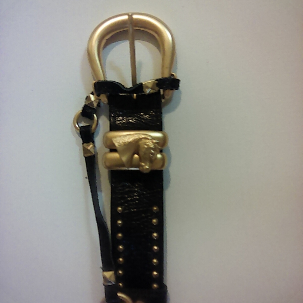Vintage Beautiful ST. MAARTEN PLUS SIZE GOLD TONE BELT